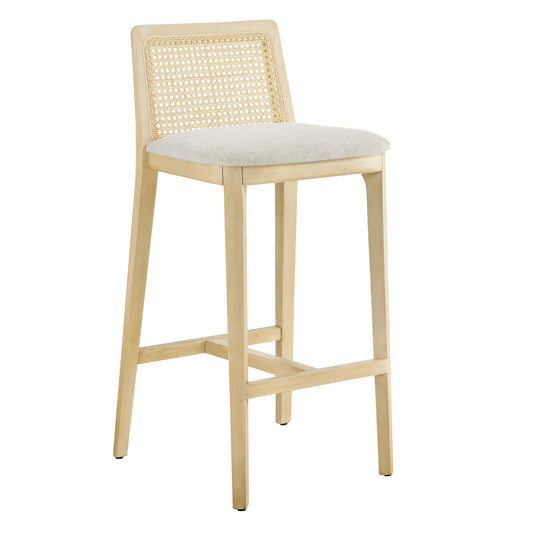 Hive Bar Stool, Beige & Ivory
