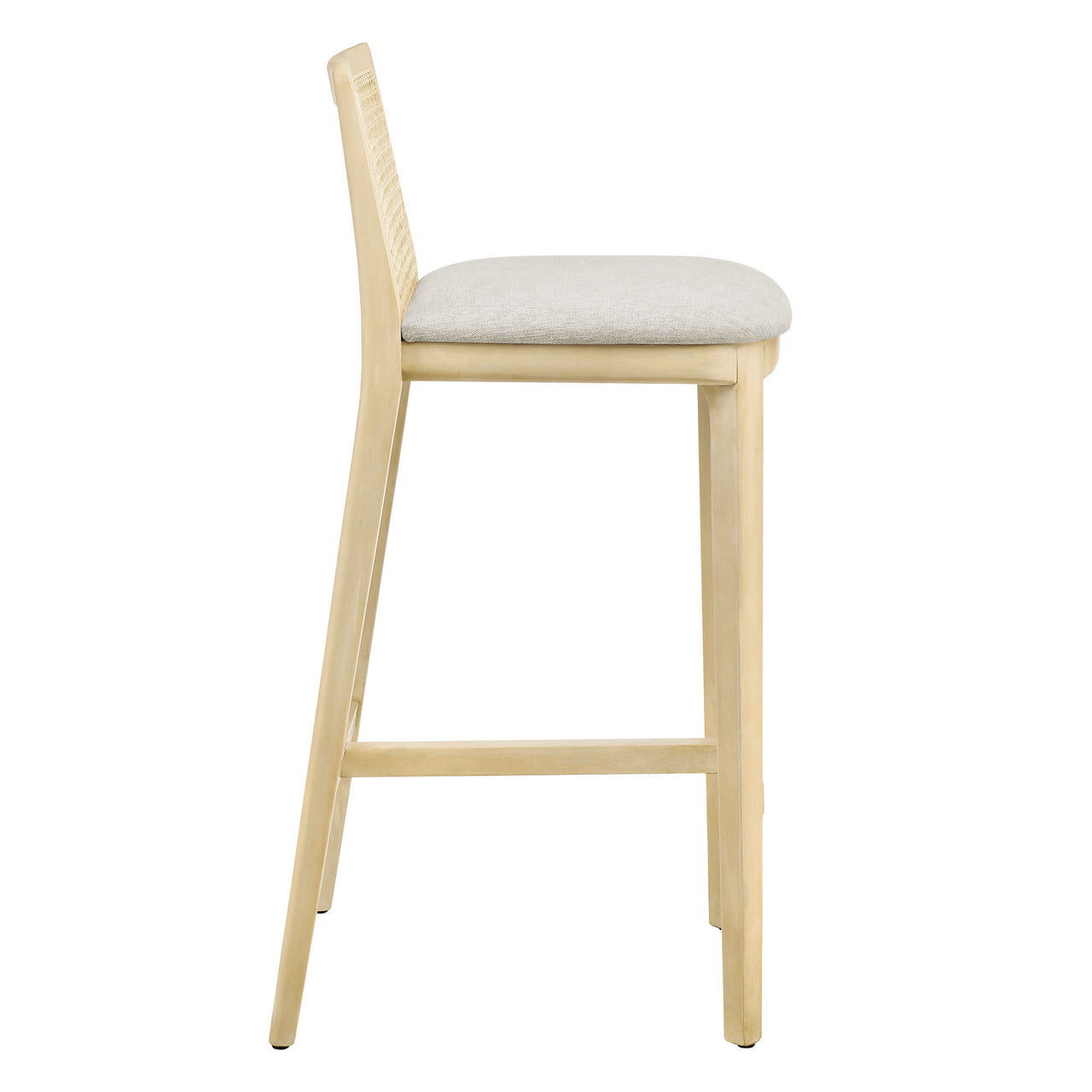 Hive Bar Stool, Beige & Ivory