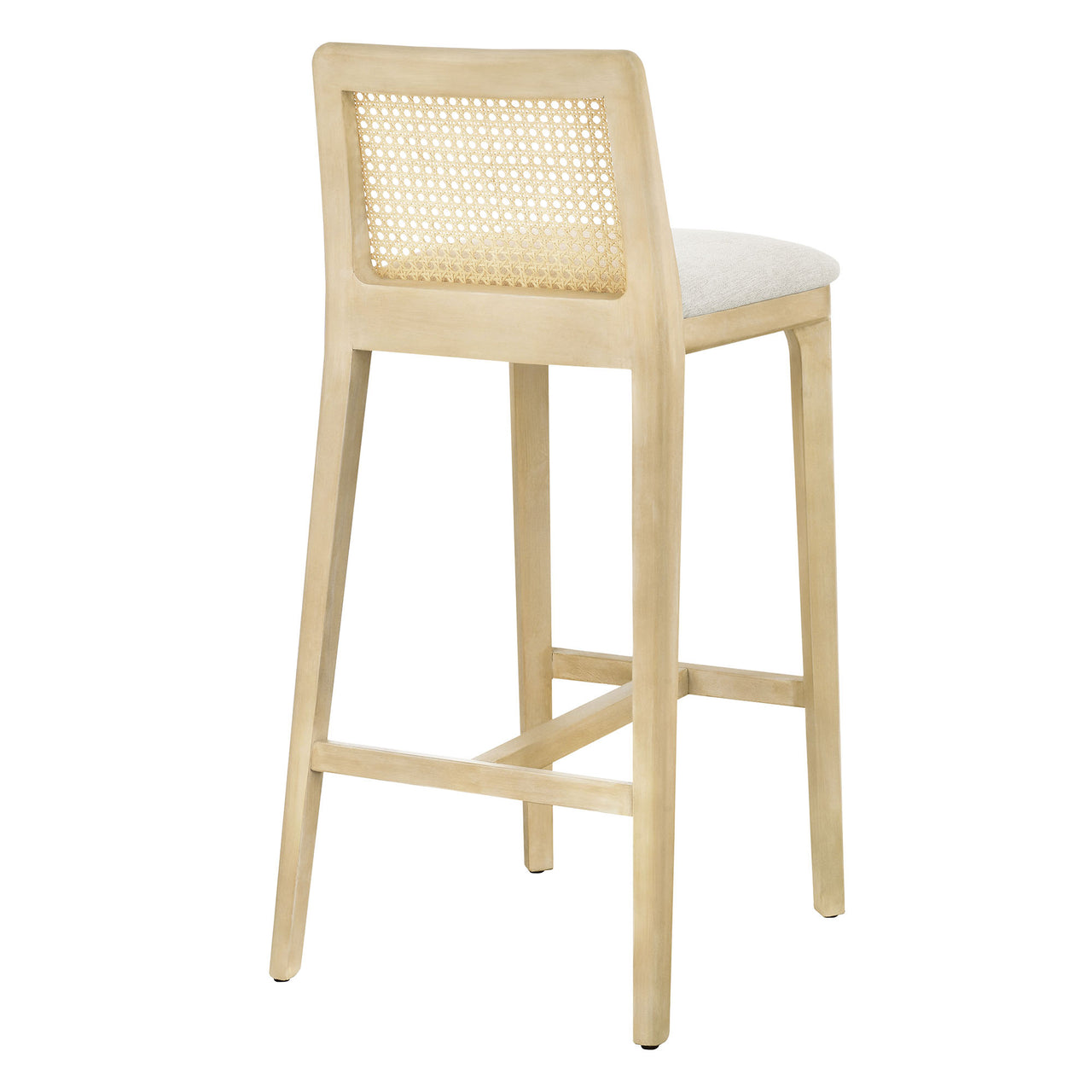 Hive Bar Stool, Beige & Ivory