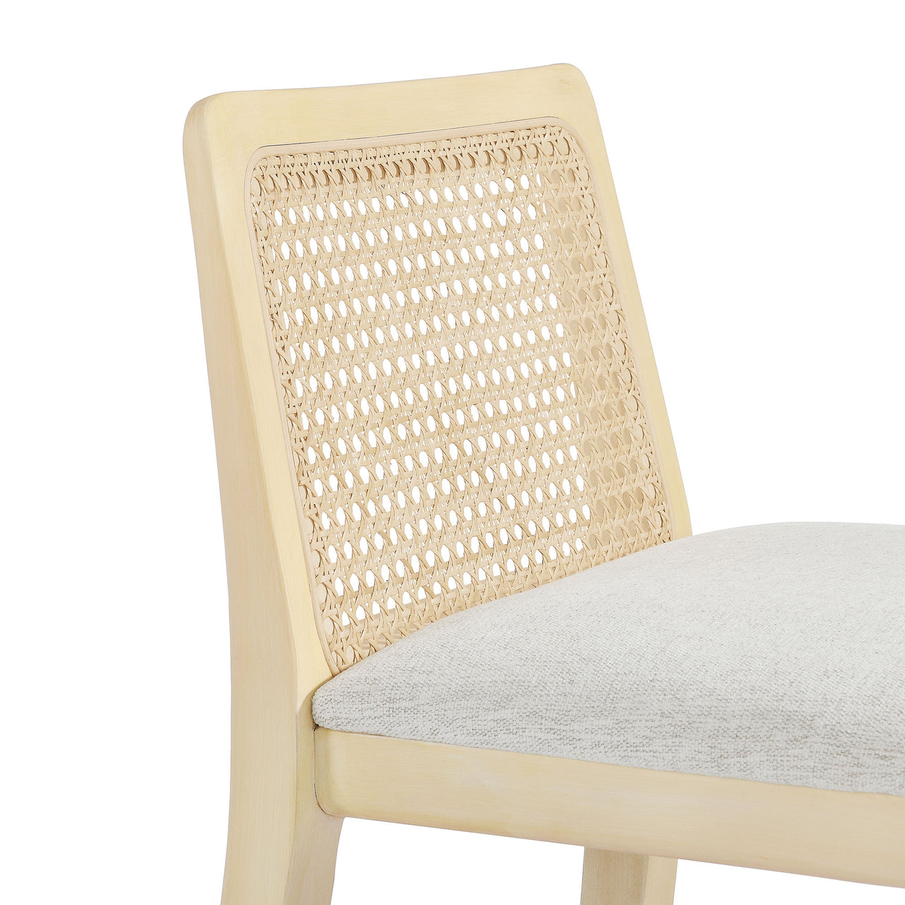 Hive Bar Stool, Beige & Ivory