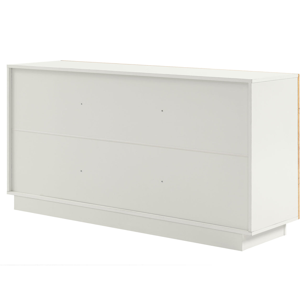 Burr Sideboard, Small, White & Caramel