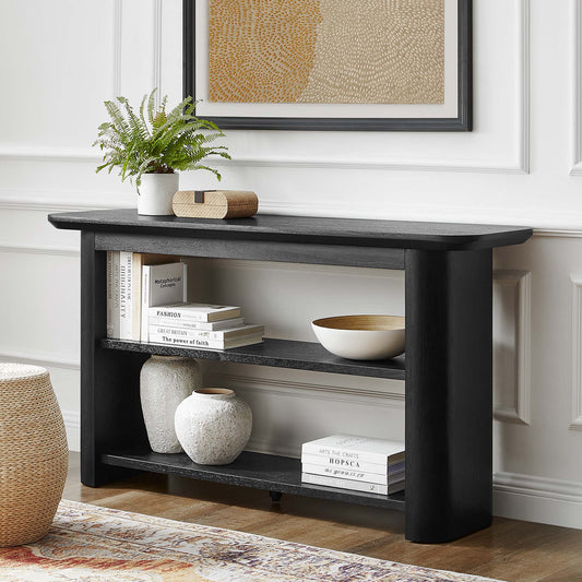 Duvette Console Table, Black