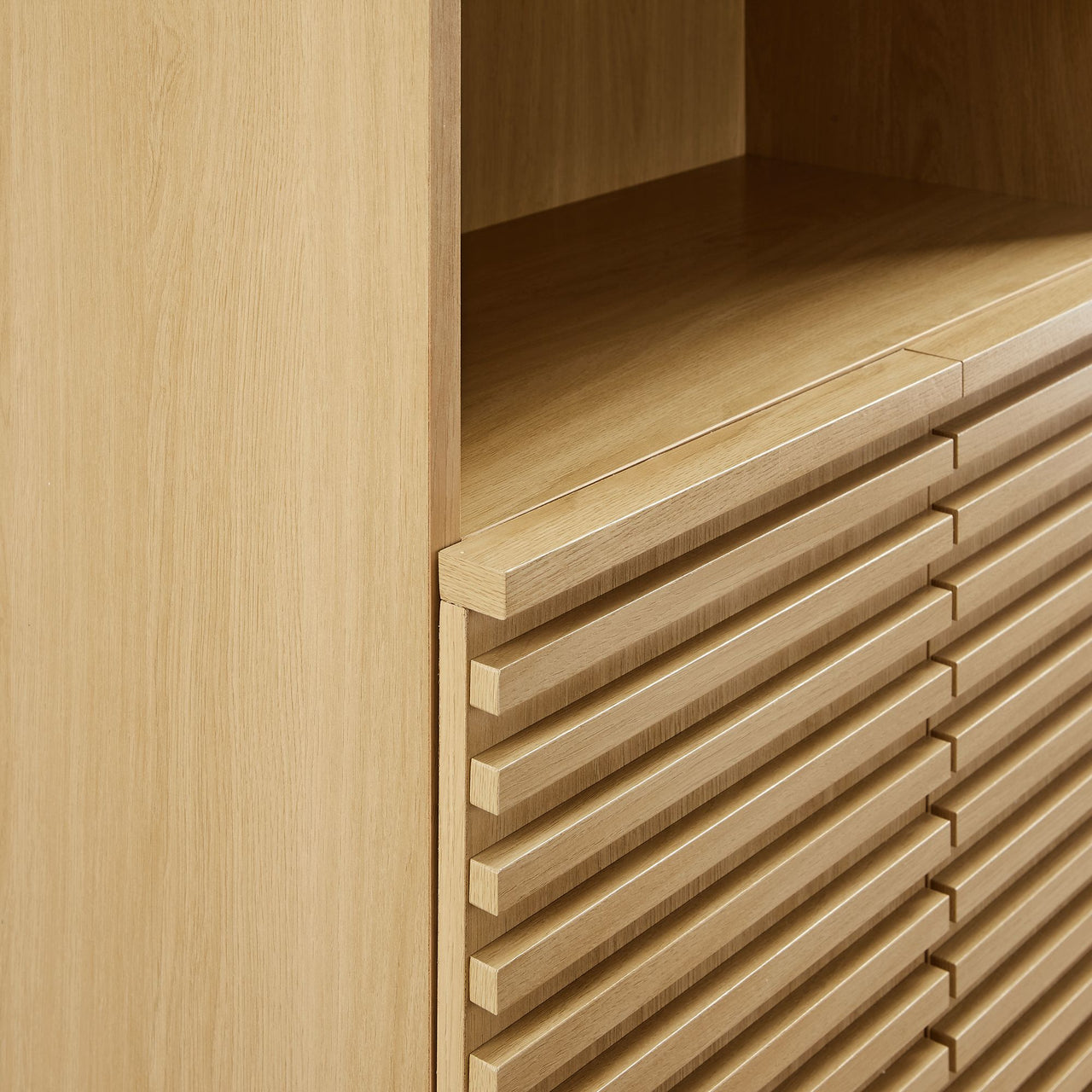 Ventra Tall Bathroom Cabinet, Oak