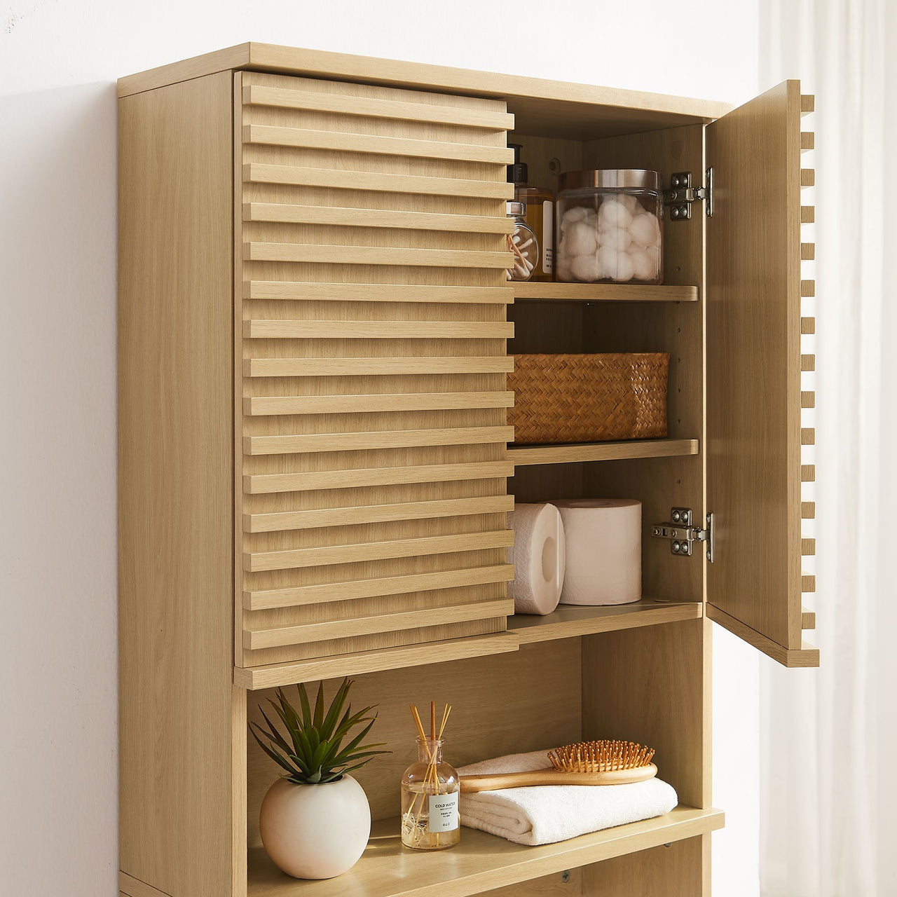 Ventra Arch Cabinet, Oak