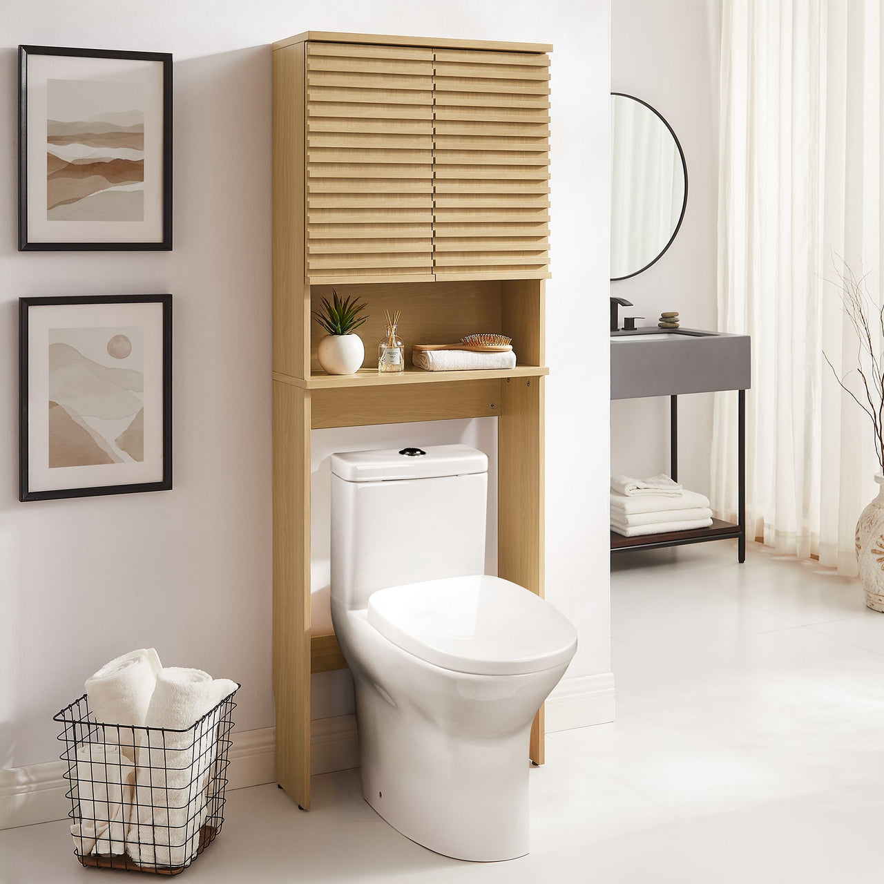 Ventra Arch Cabinet, Oak