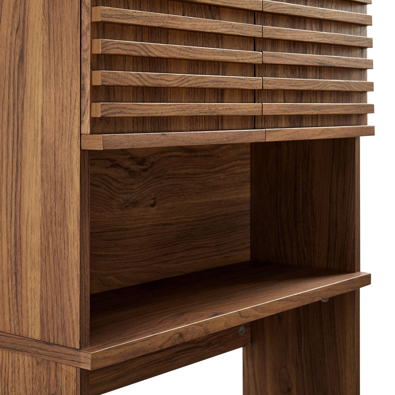 Ventra Arch Cabinet, Walnut