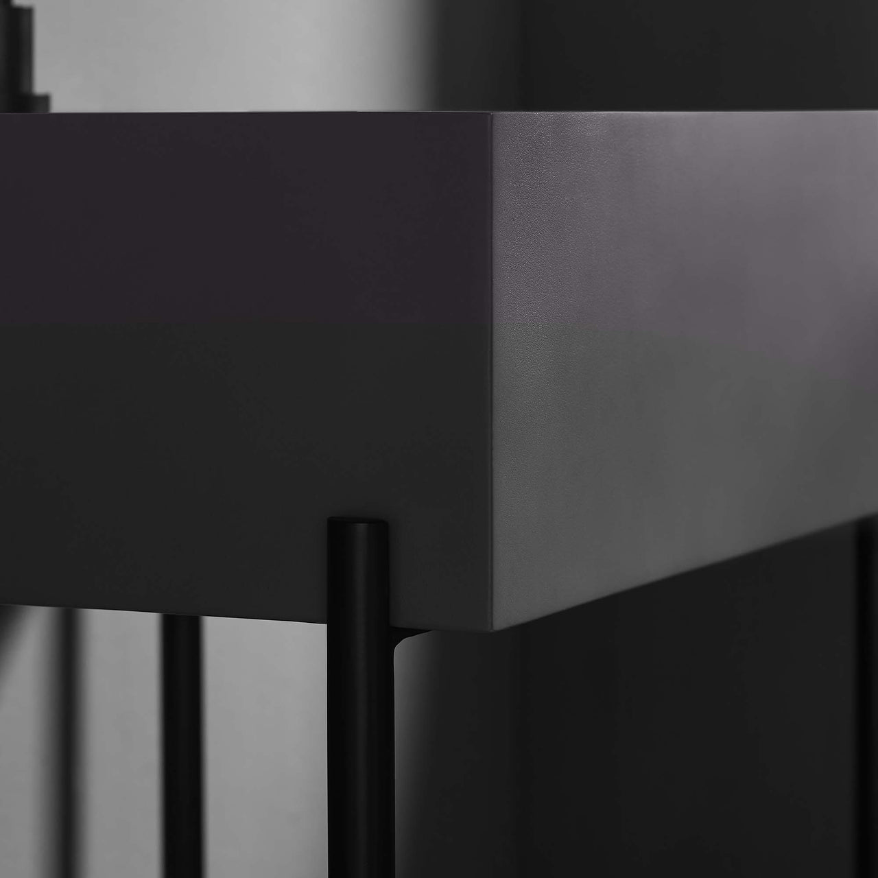 Noctara Vanity Unit, Small, Black & White