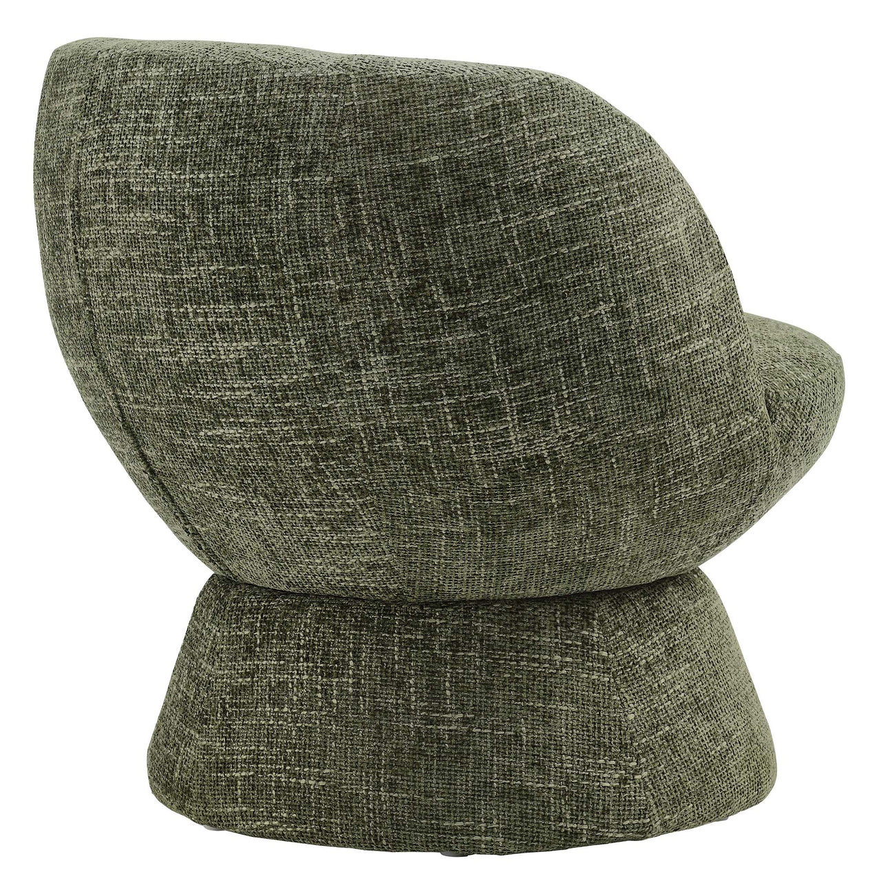 Mivorae Chenille Upholstered Fabric Swivel Chair, Sage