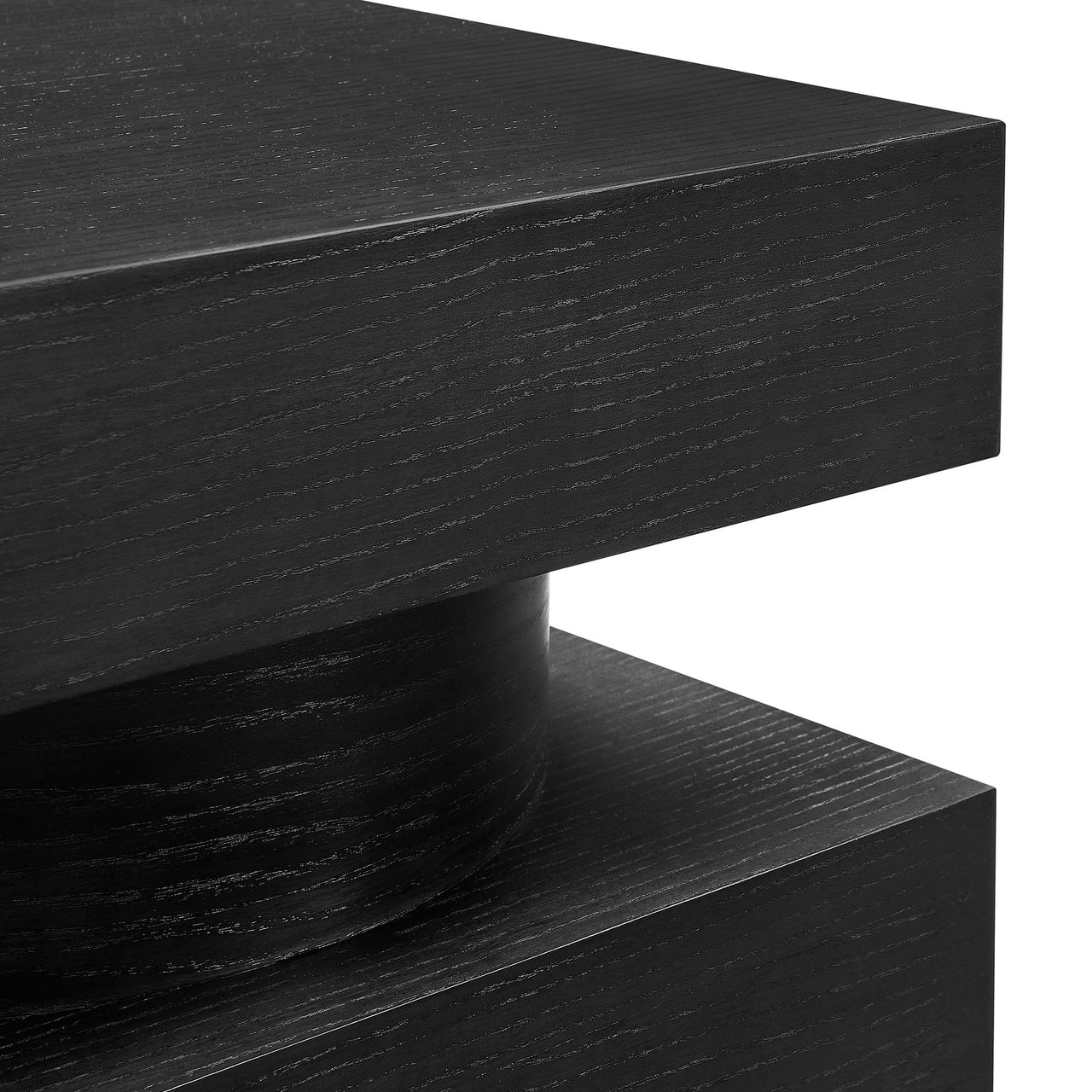 Tower End Table, Black
