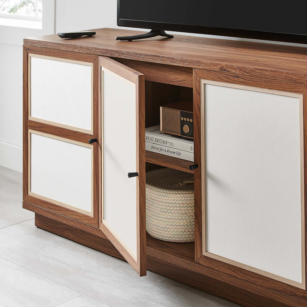 Embria TV Console, Walnut