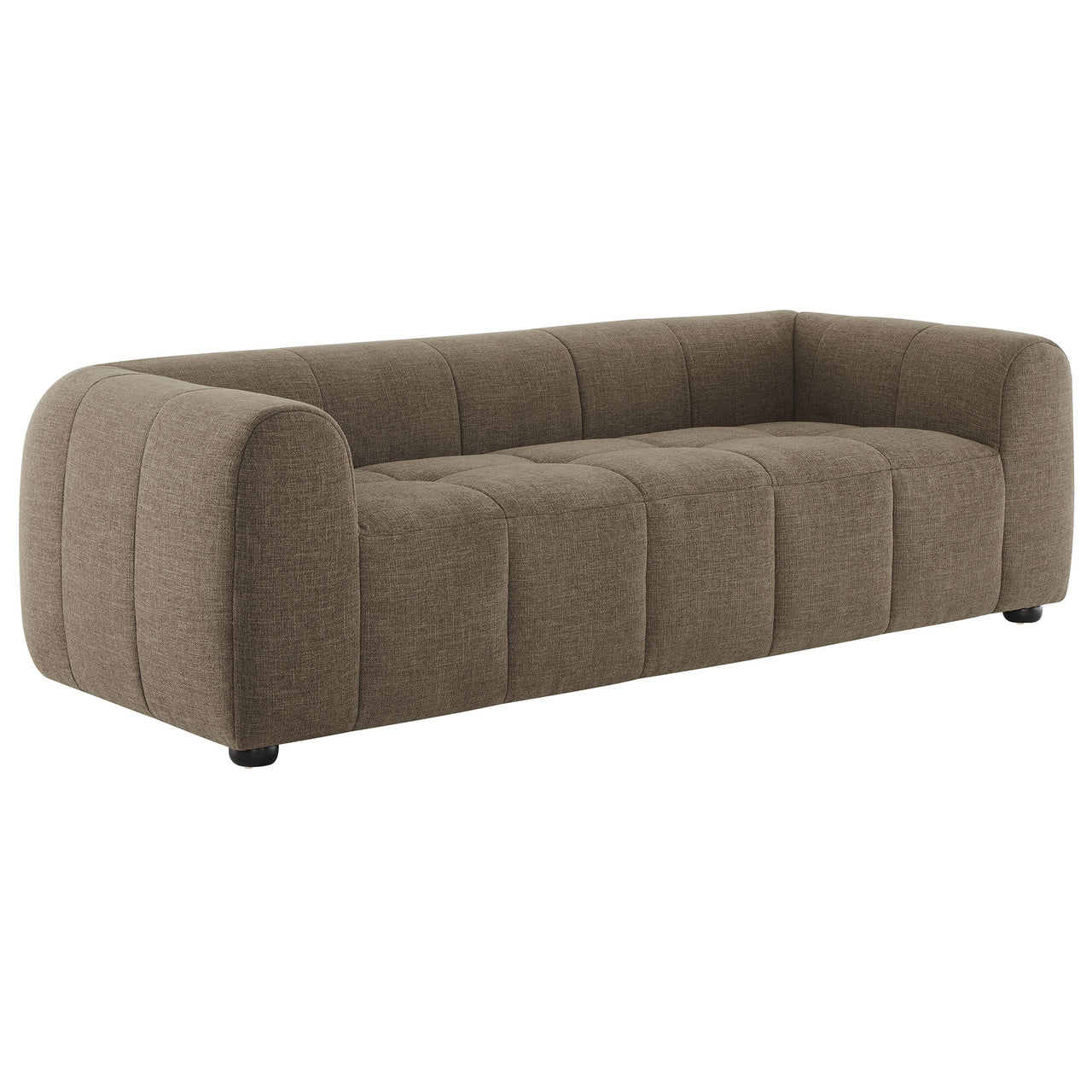 Bloque Fabric Sofa, Mocha