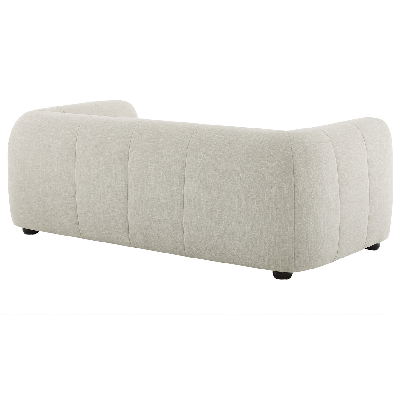 Bloque Fabric Loveseat, Linen