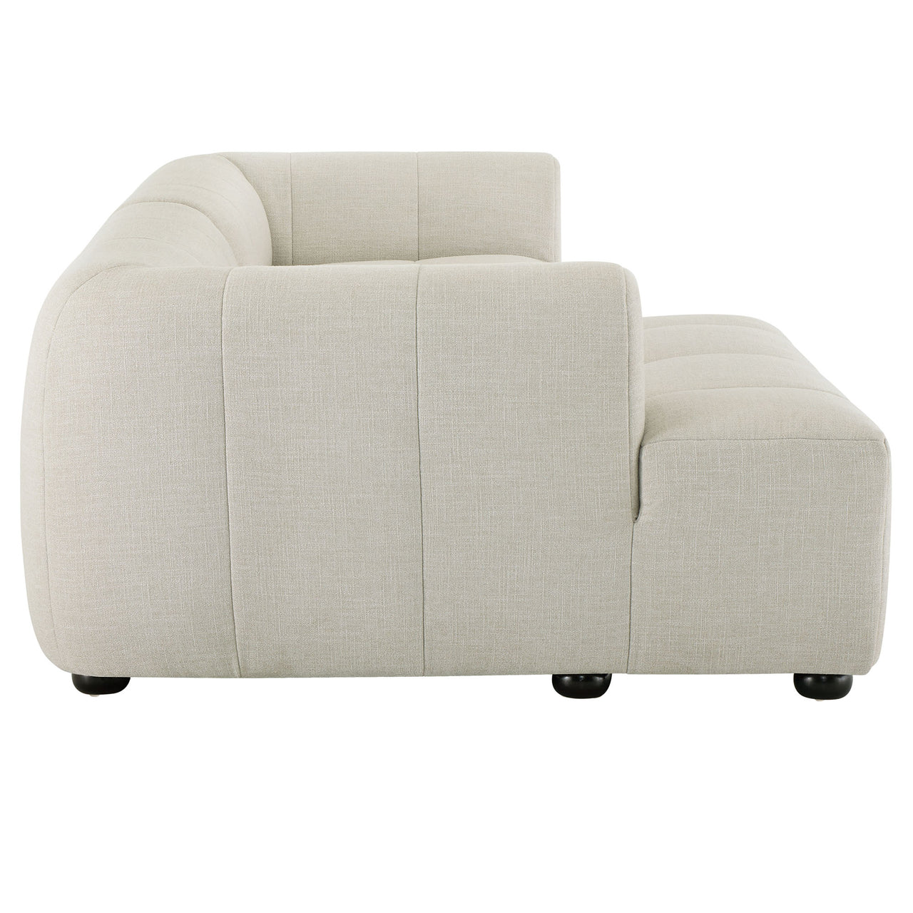 Bloque 2-Piece Left-Facing Sectional, Linen