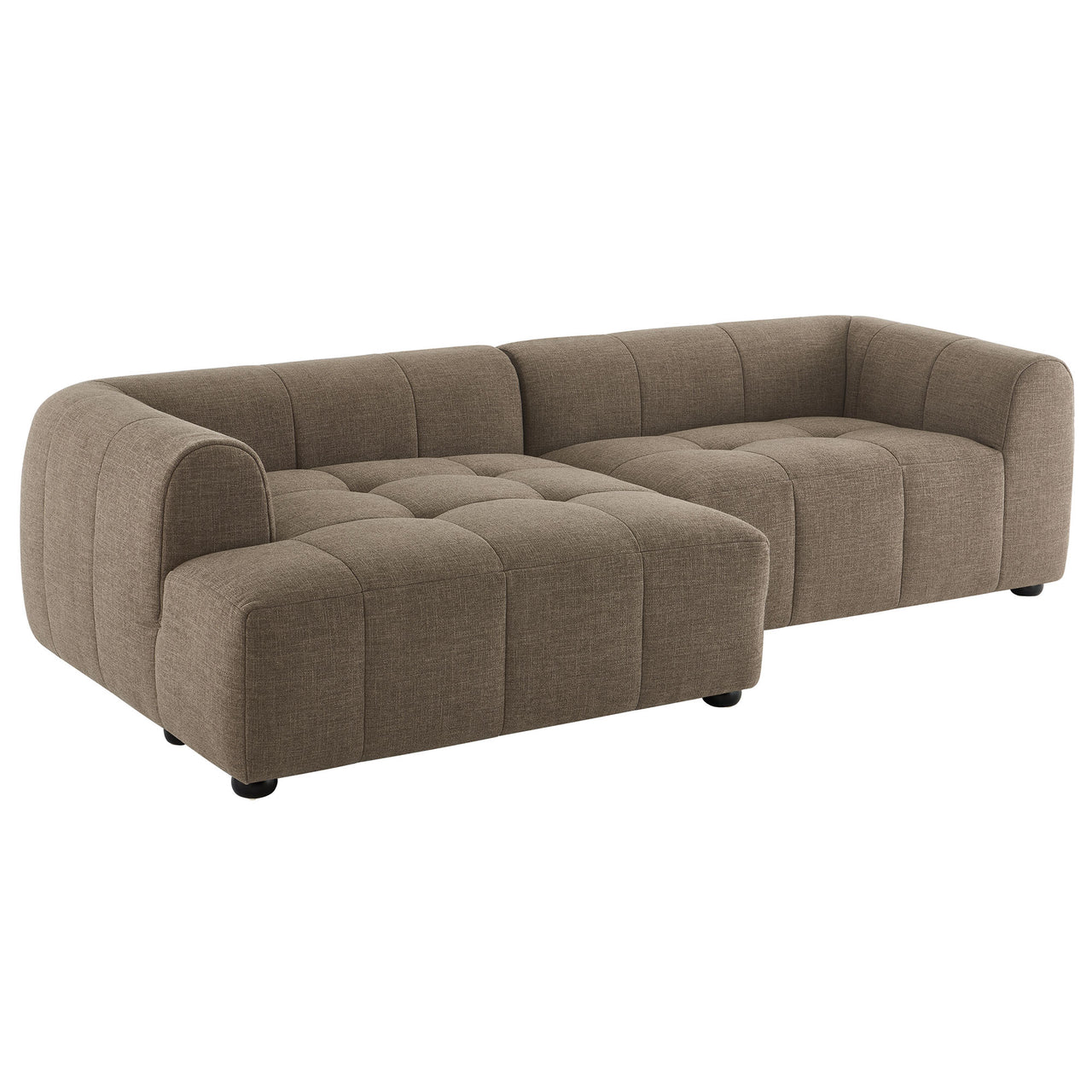 Bloque 2-Piece Left-Facing Sectional, Mocha