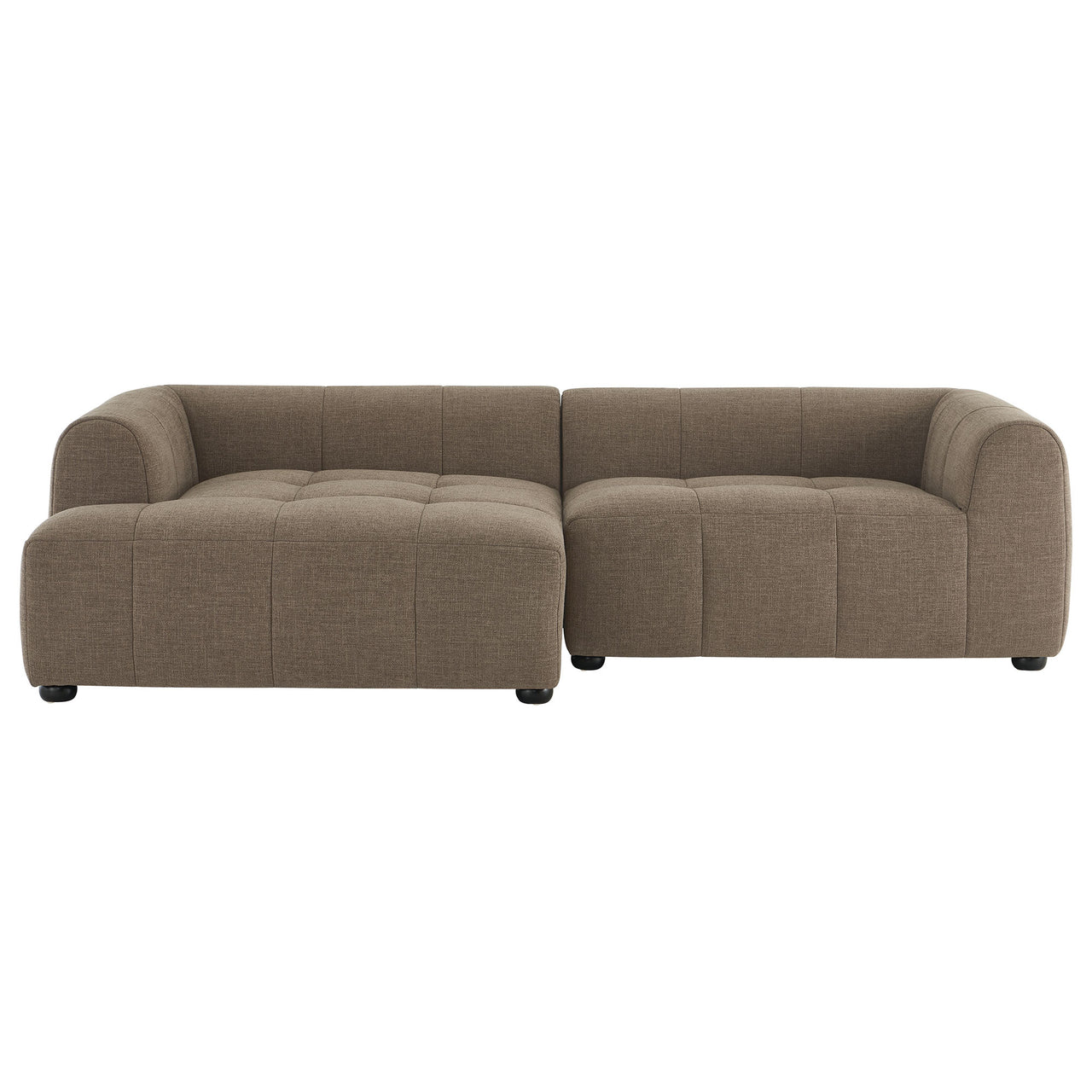 Bloque 2-Piece Left-Facing Sectional, Mocha