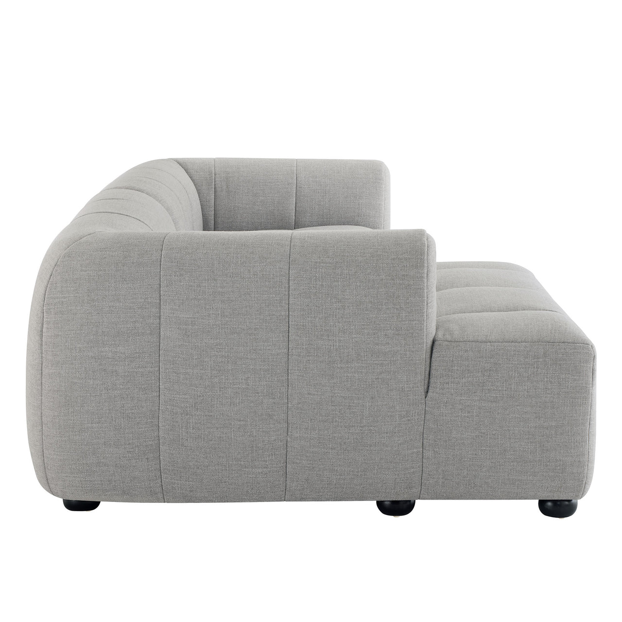 Bloque 2-Piece Left-Facing Sectional, Pewter