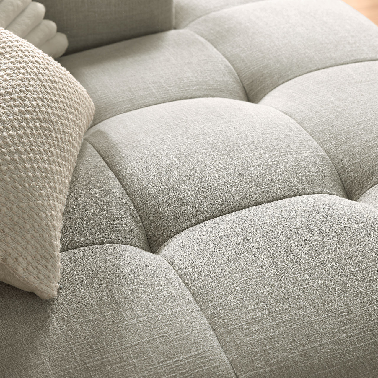 Bloque 2-Piece Right-Facing Sectional, Linen