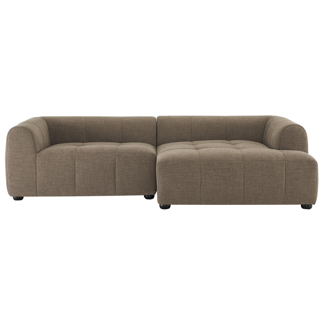 Bloque 2-Piece Right-Facing Sectional, Mocha