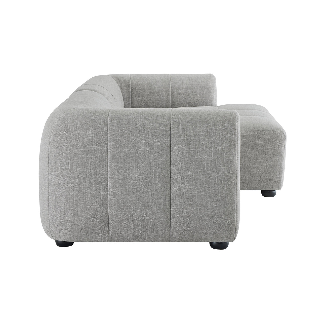 Bloque 2-Piece Right-Facing Sectional, Pewter