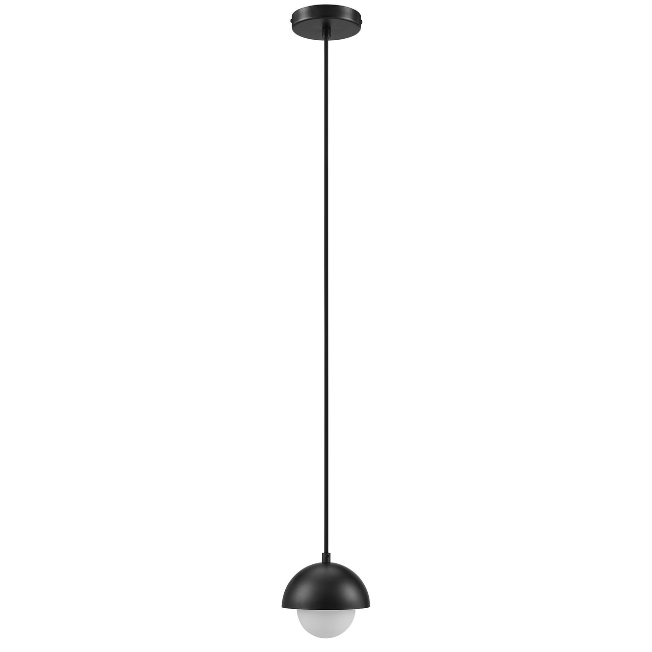Lunara Opal Drop Pendant, Black