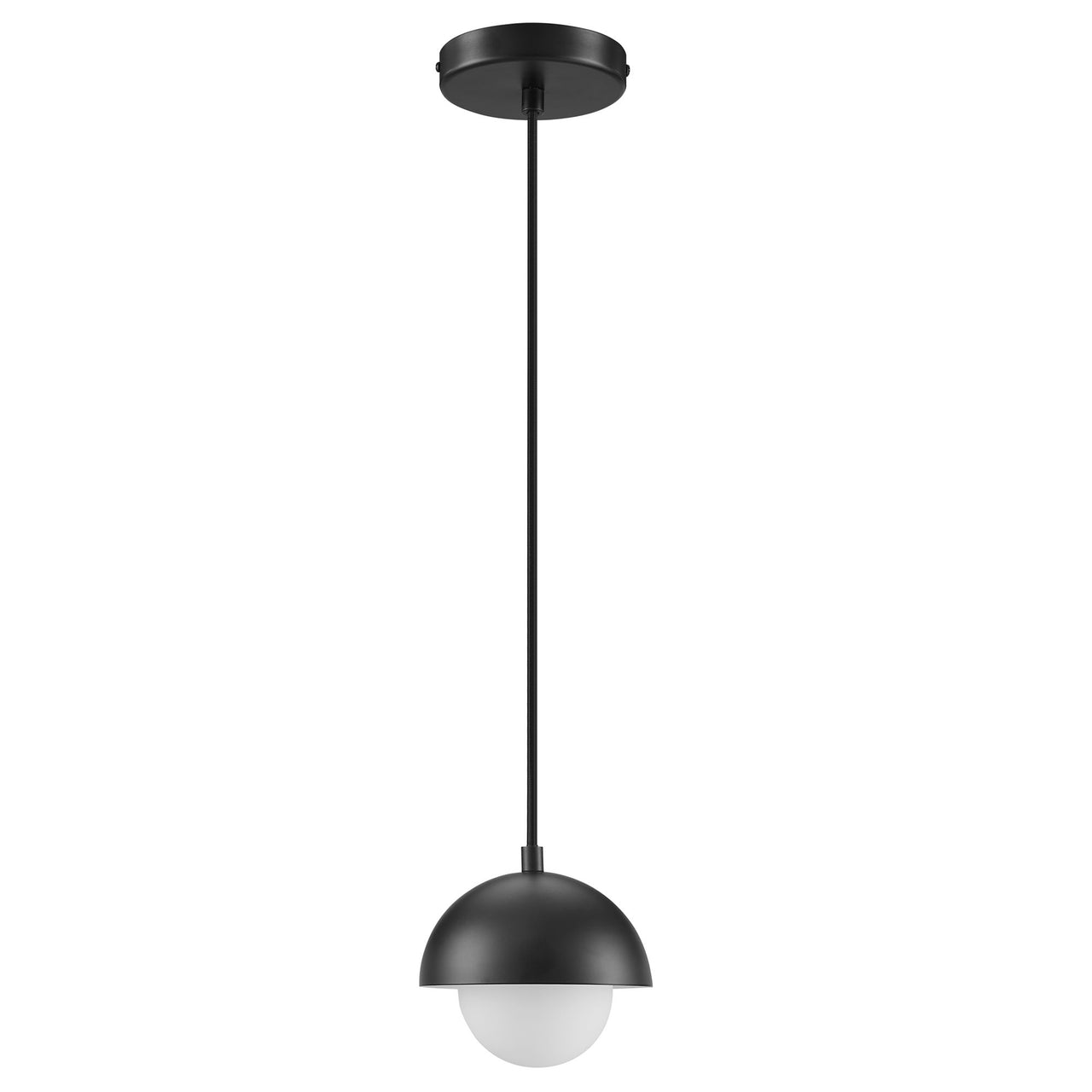 Lunara Opal Drop Pendant, Black