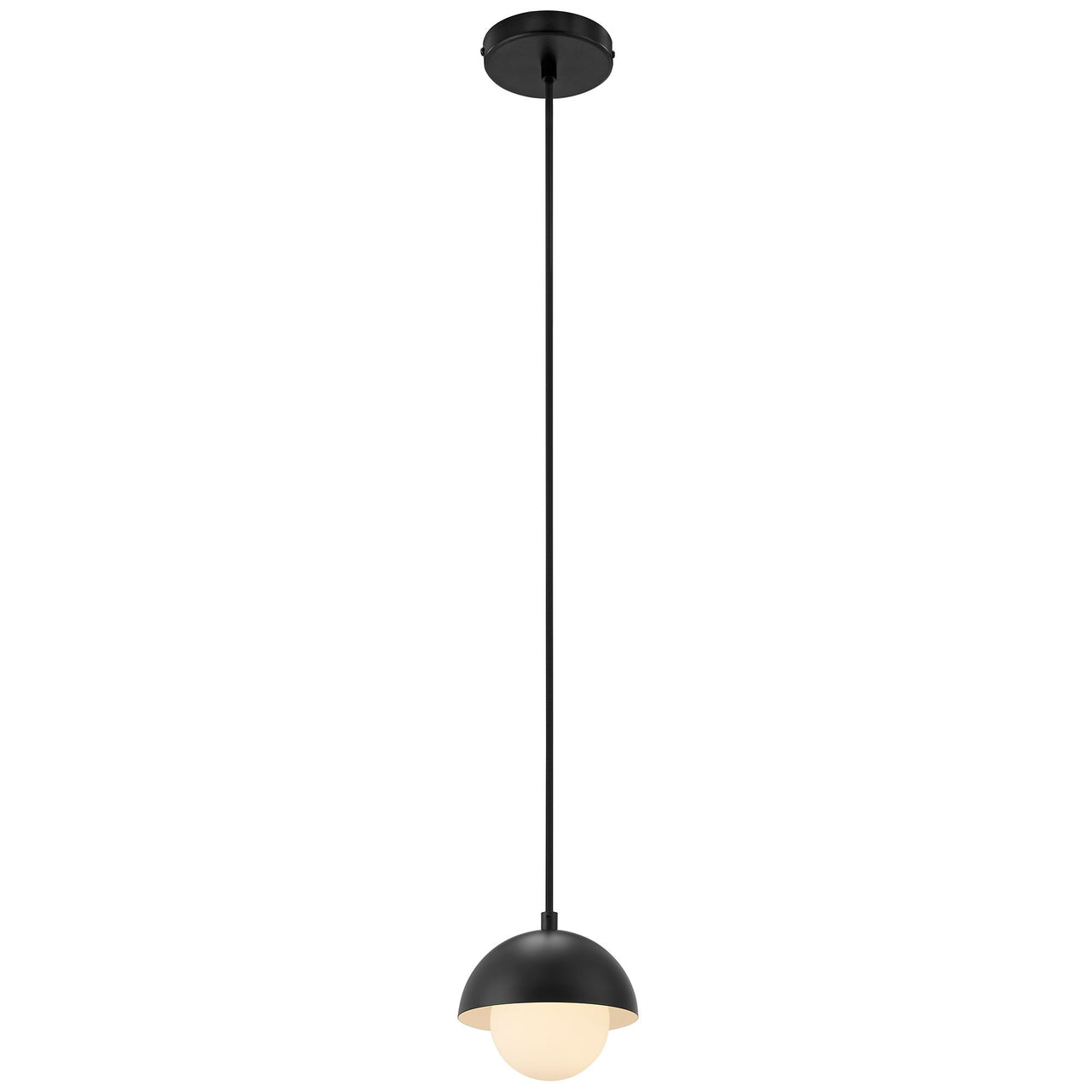 Lunara Opal Drop Pendant, Black