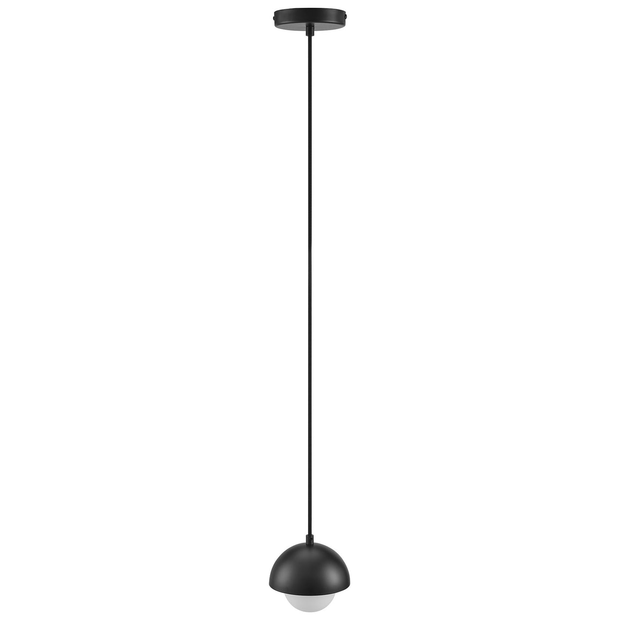 Lunara Opal Drop Pendant, Black