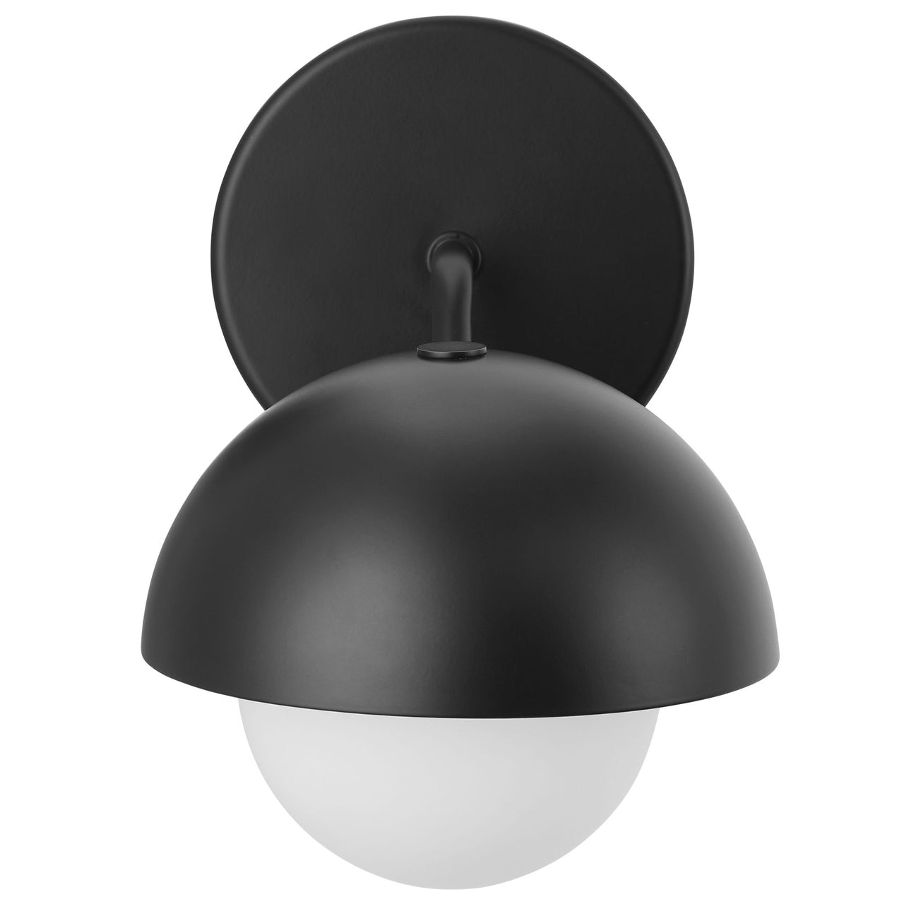 Lunara Opal Wall Sconce, Black