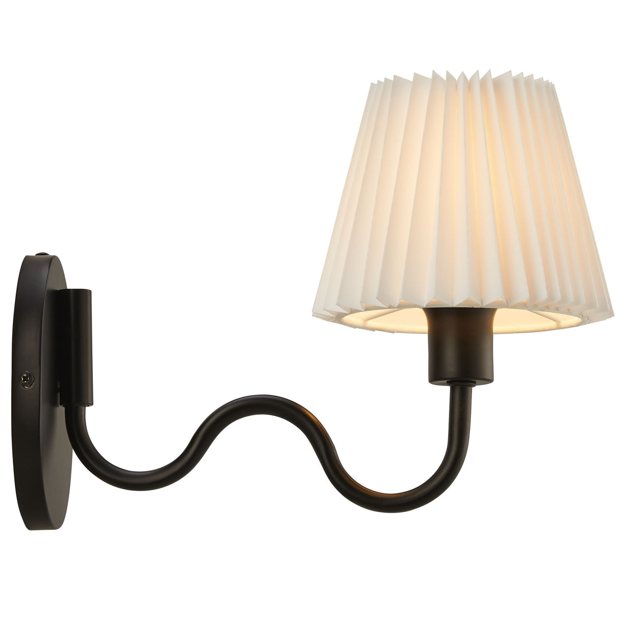 Oscillate Elongated Wall Sconce, Black