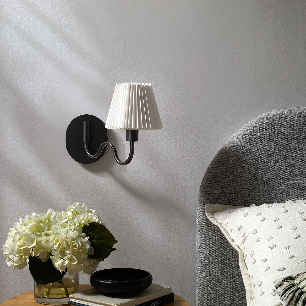 Oscillate Elongated Wall Sconce, Black