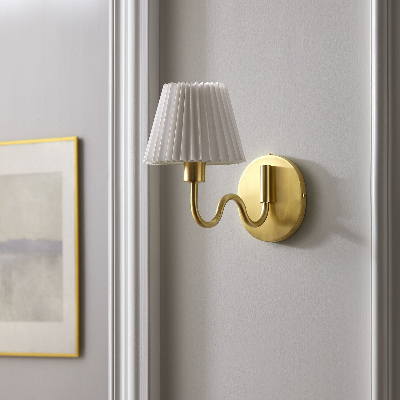 Oscillate Elongated Wall Sconce, Brass