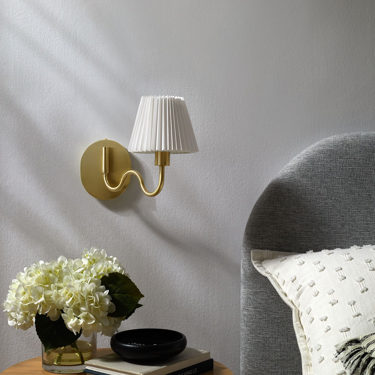 Oscillate Elongated Wall Sconce, Brass