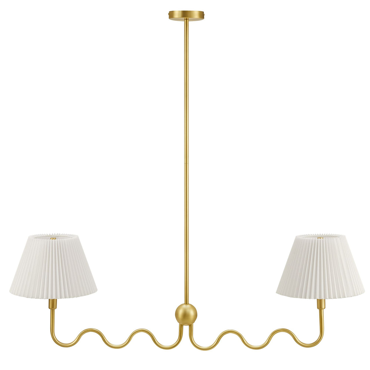 Oscillate Pendant Light, Brass