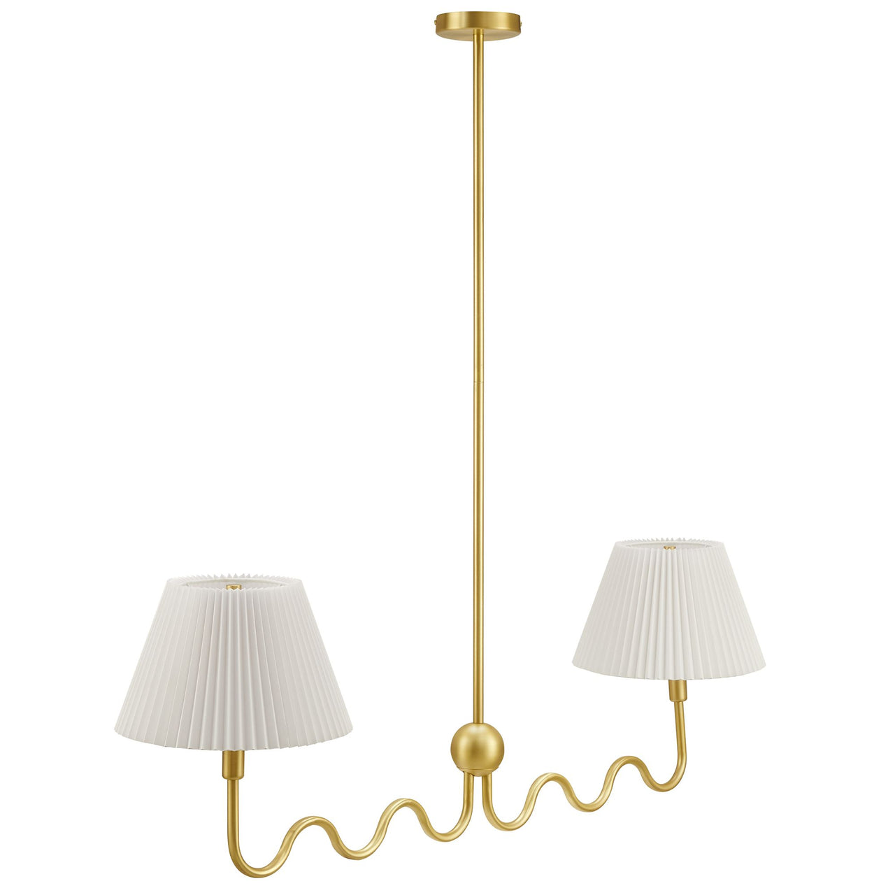 Oscillate Pendant Light, Brass