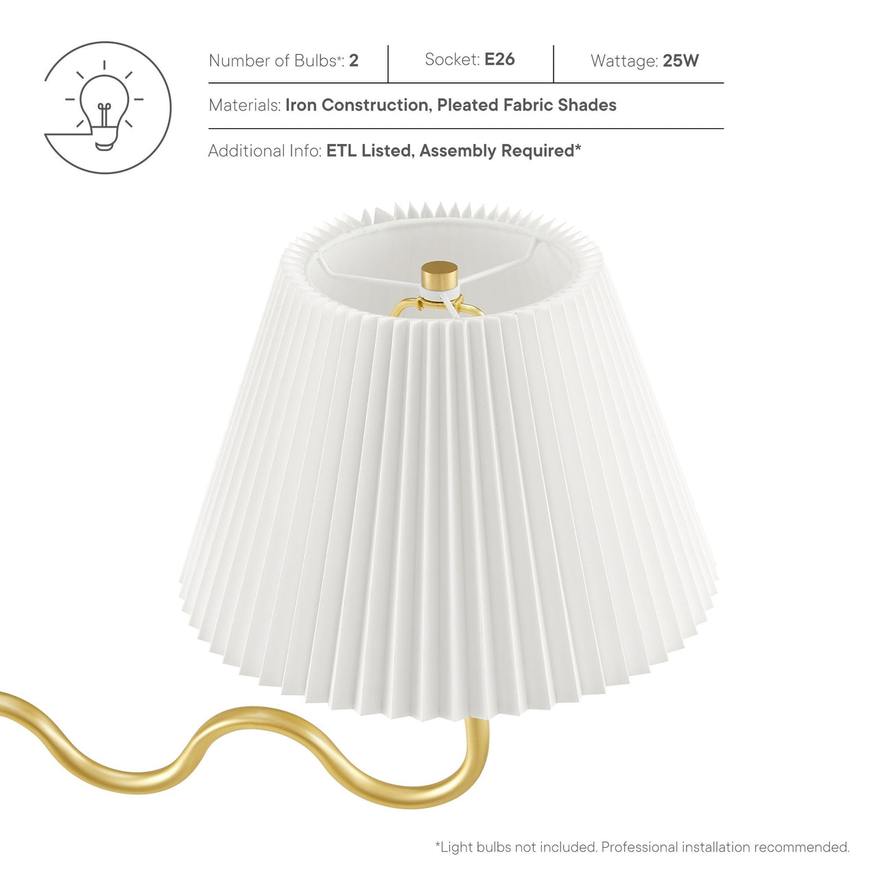 Oscillate Pendant Light, Brass
