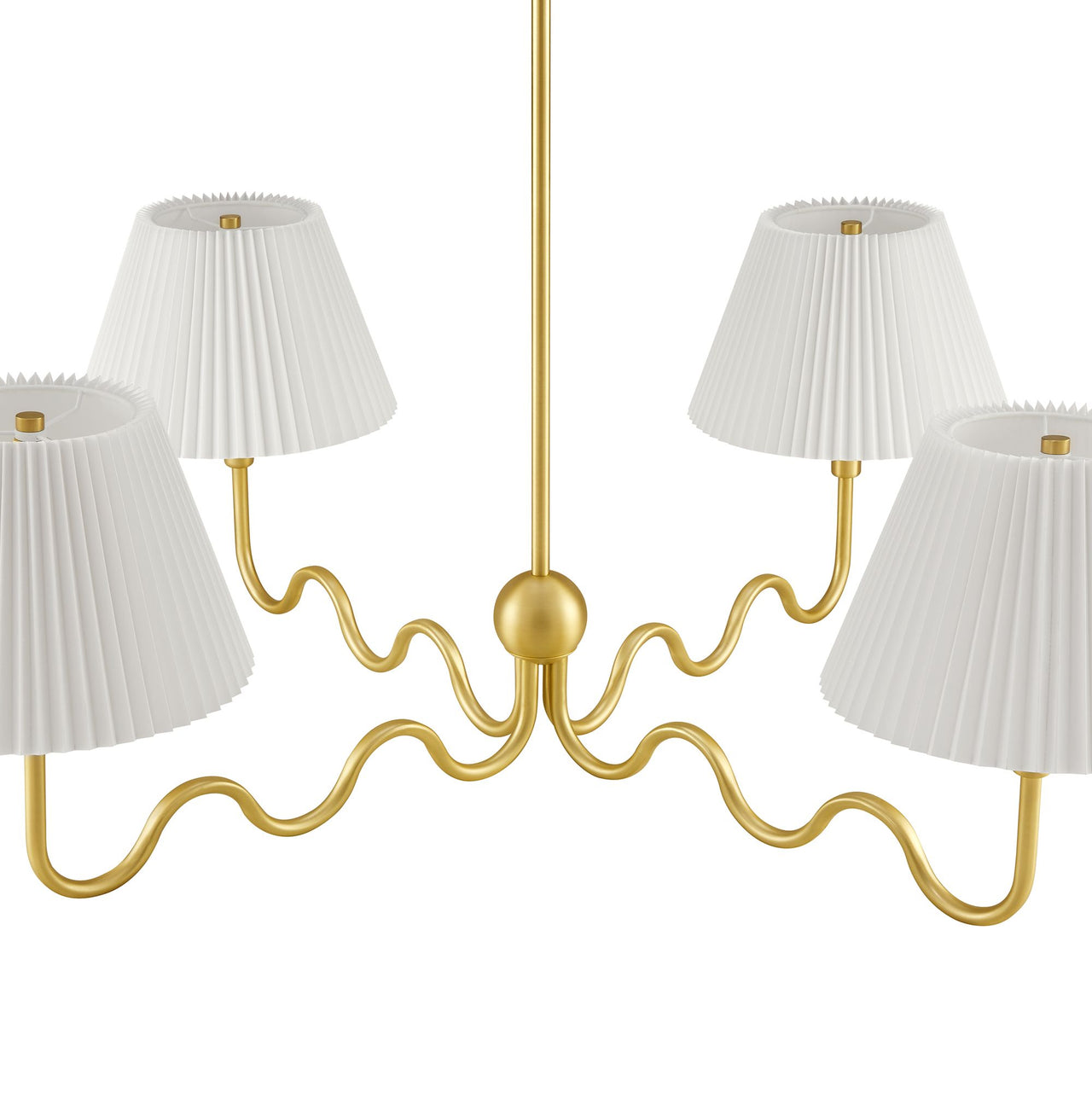 Oscillate Chandelier, Brass