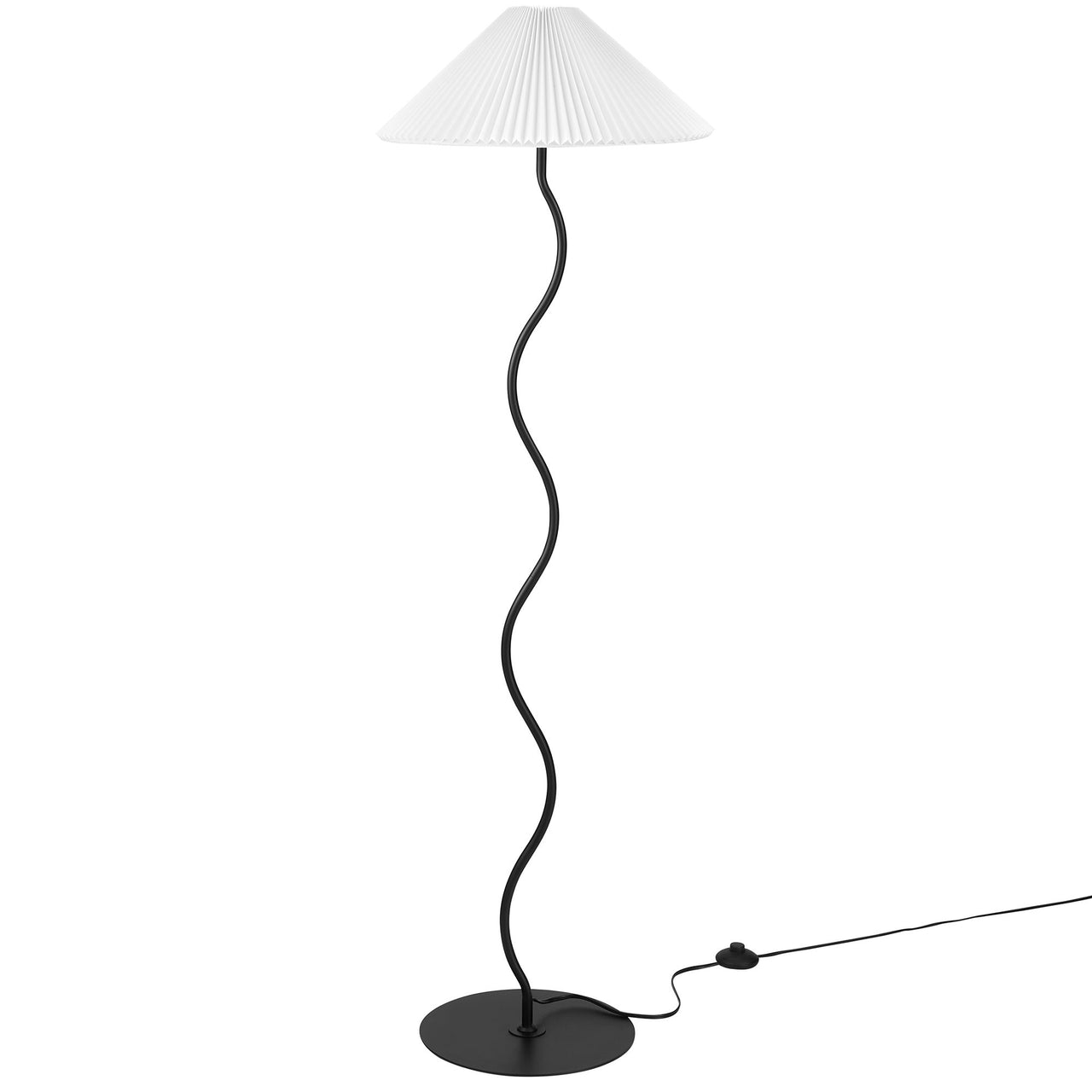Oscillate Floor Lamp, Black