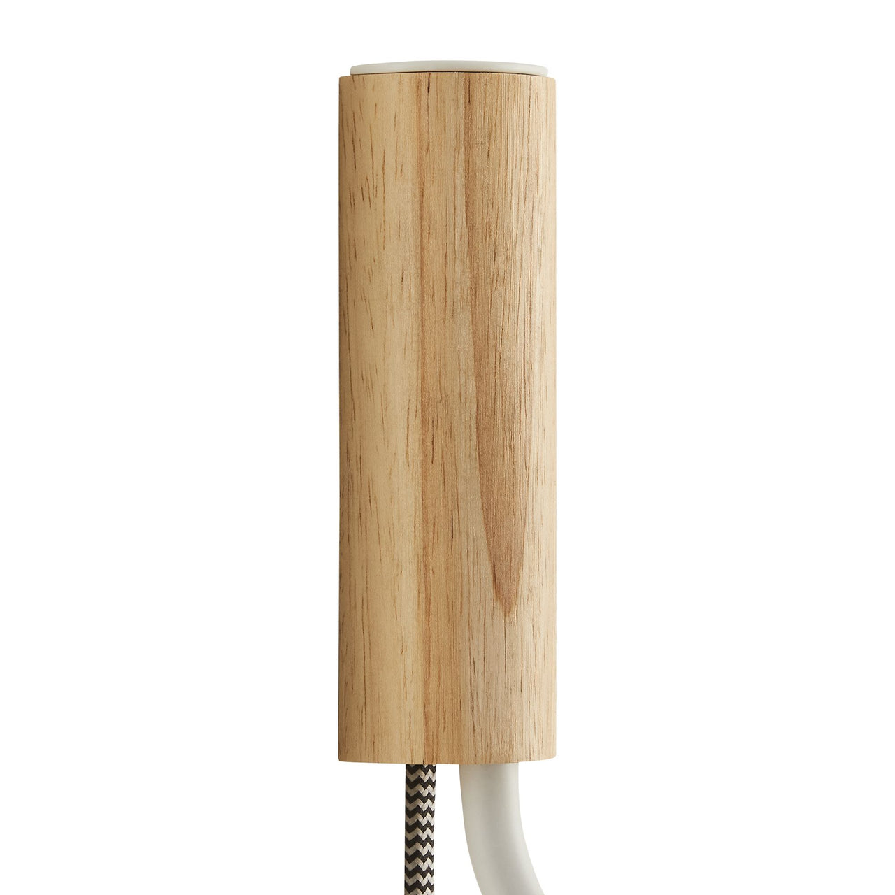 Rayleigh Wall Sconce, Natural Wood & White