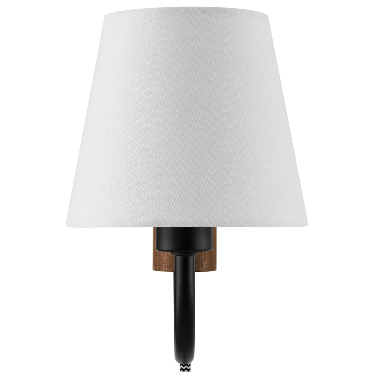 Rayleigh Wall Sconce, Walnut & Black