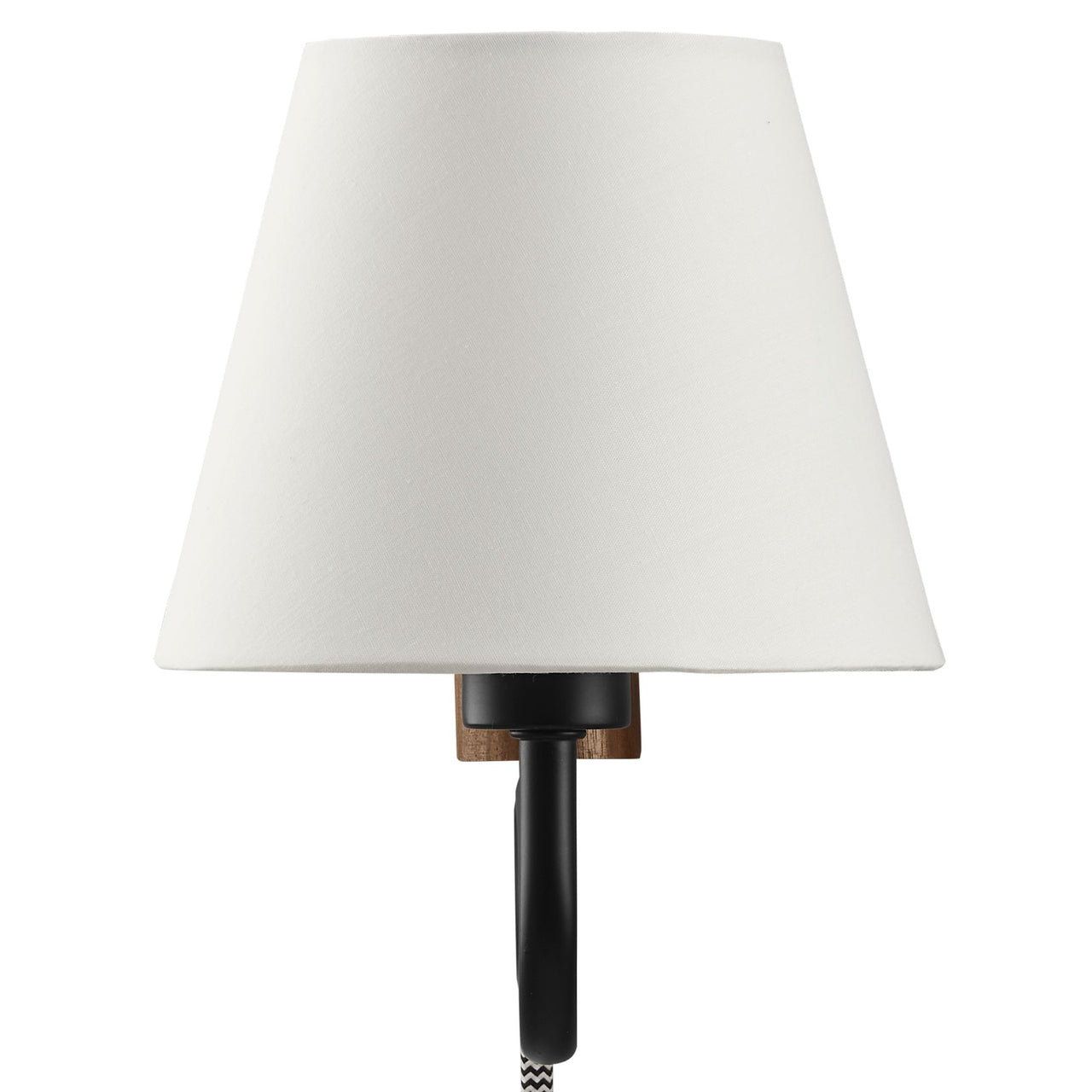 Rayleigh Elongated Wall Sconce, Walnut & Black