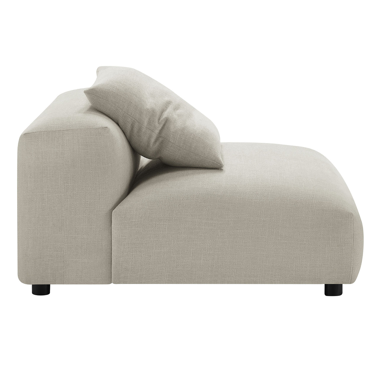 Leisure 4-Piece Modular Fabric Sectional, Linen