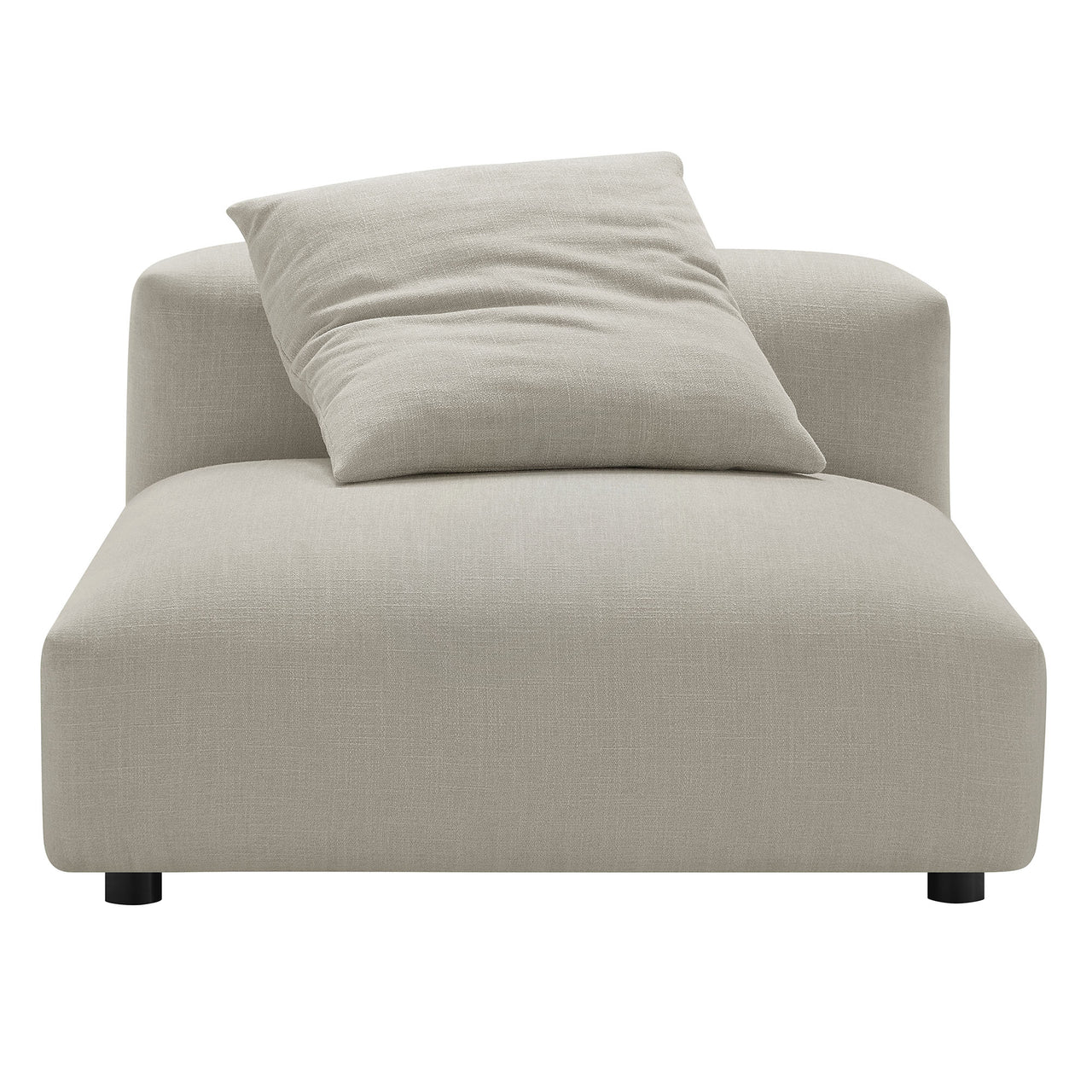 Leisure 3-Piece Modular Fabric Sofa Sectional, Linen