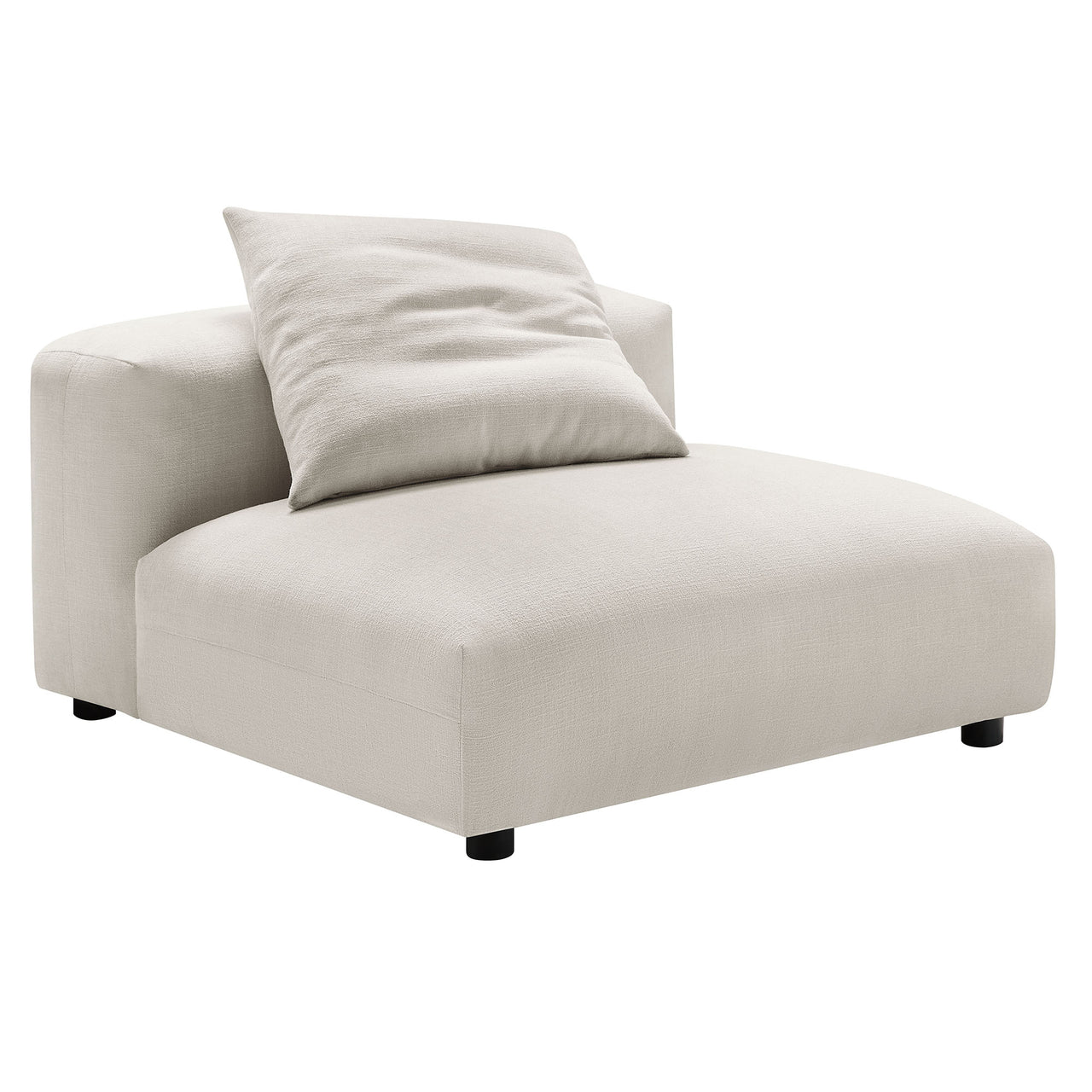 Leisure 4-Piece Modular Fabric Sectional, Sand