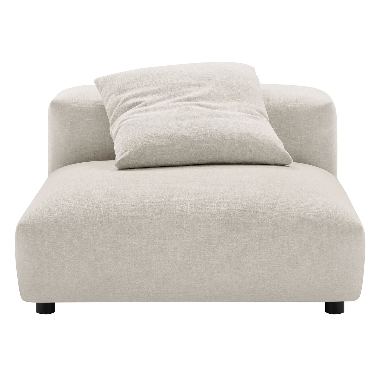 Leisure 3-Piece Modular Fabric Sectional, Sand