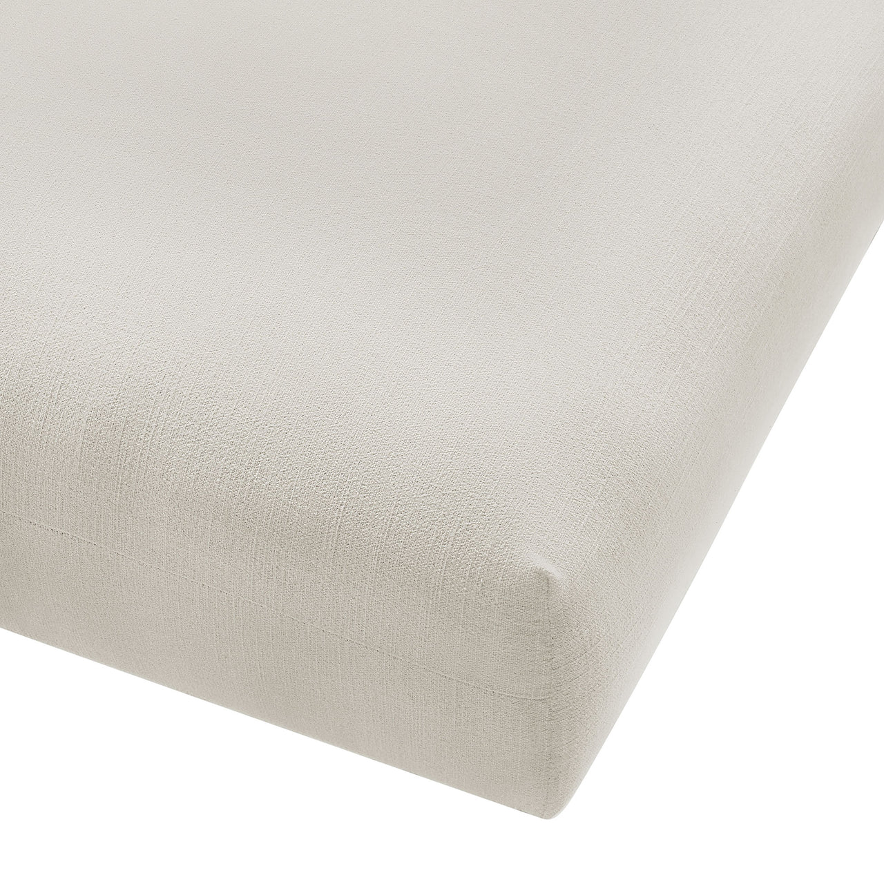 Leisure Fabric Ottoman | Modular Sectional Component, Sand