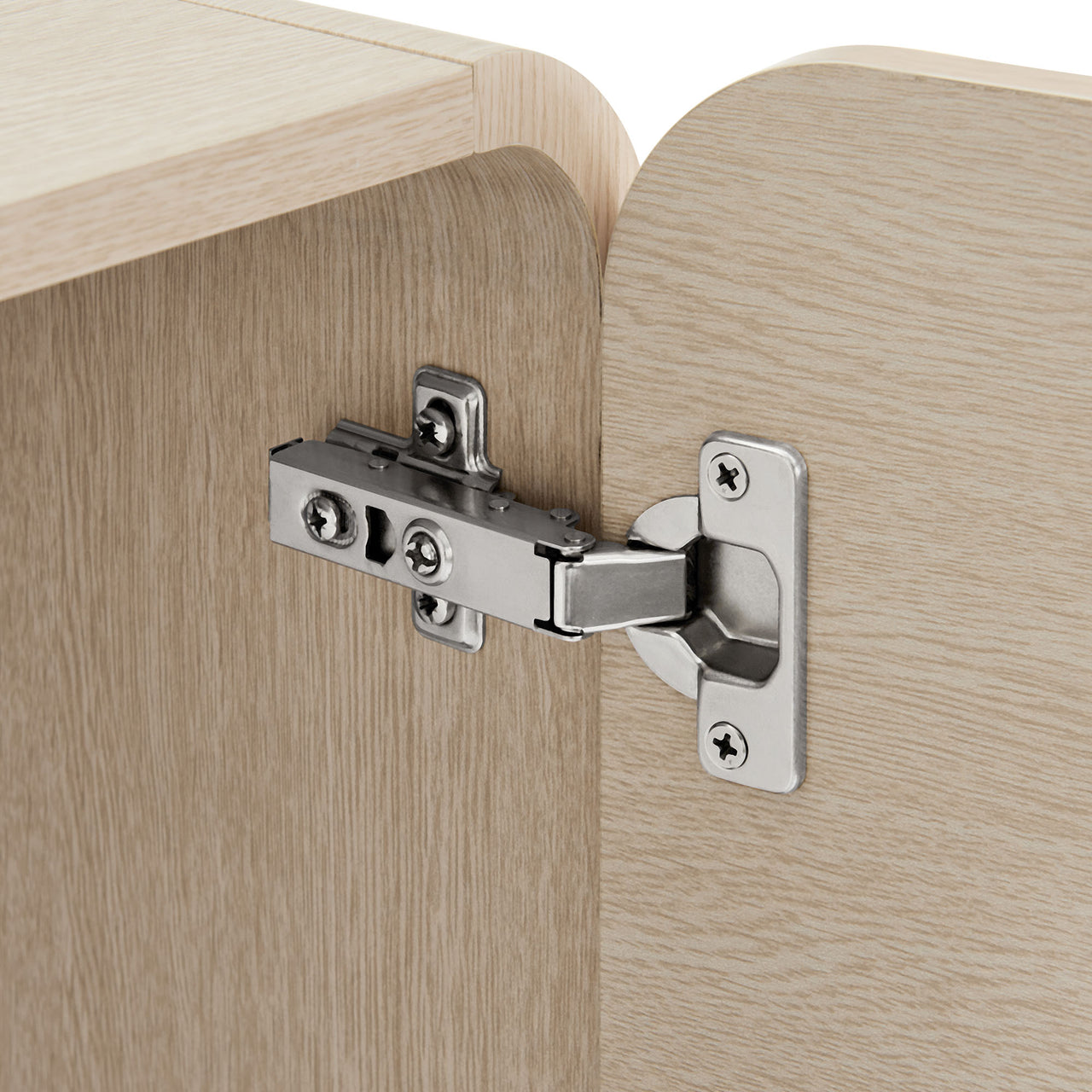 Button Credenza | TV Stand, Cream