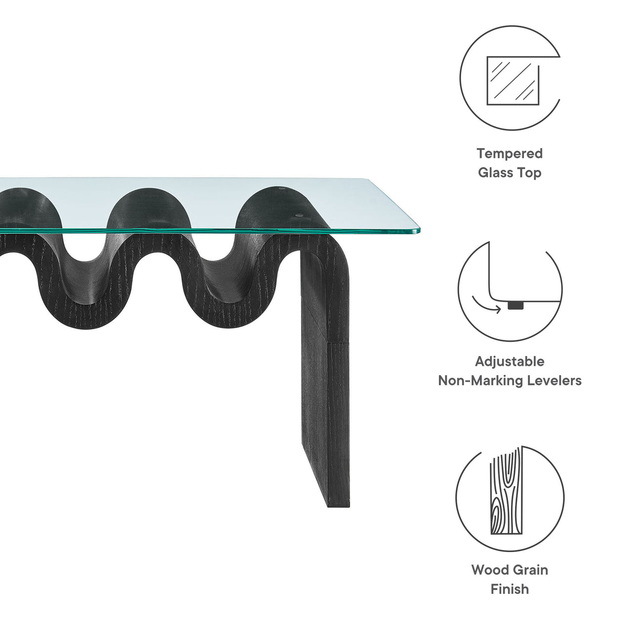 Dancing Coffee Table, Black