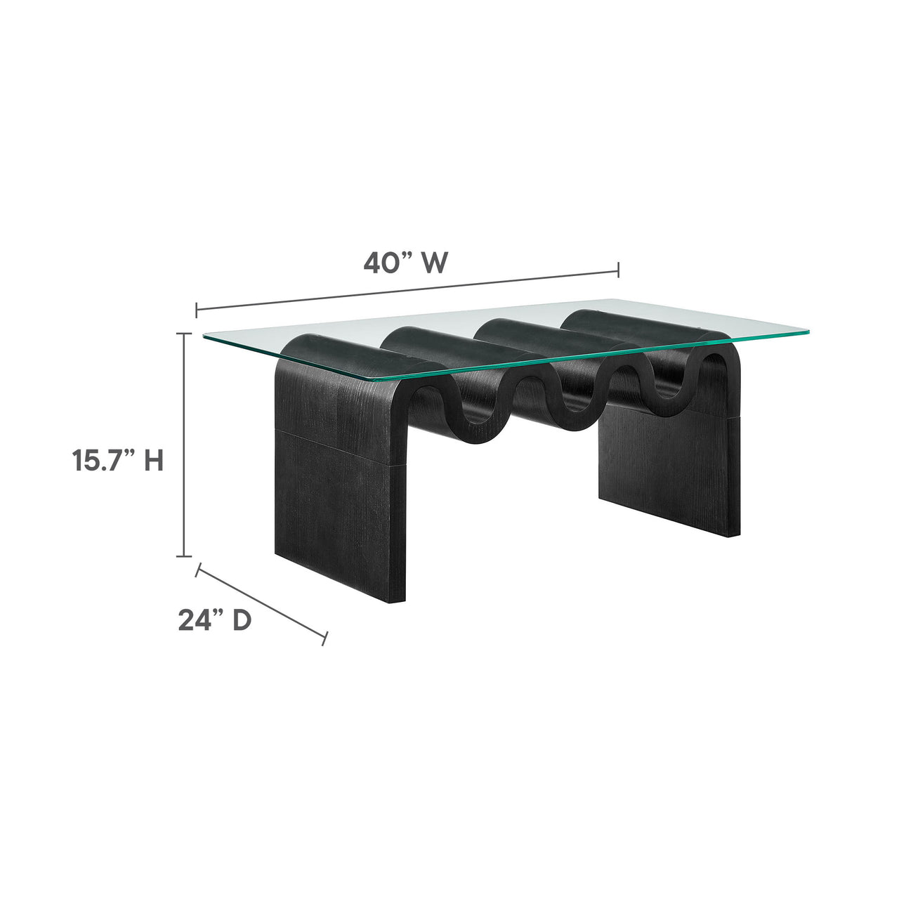 Dancing Coffee Table, Black