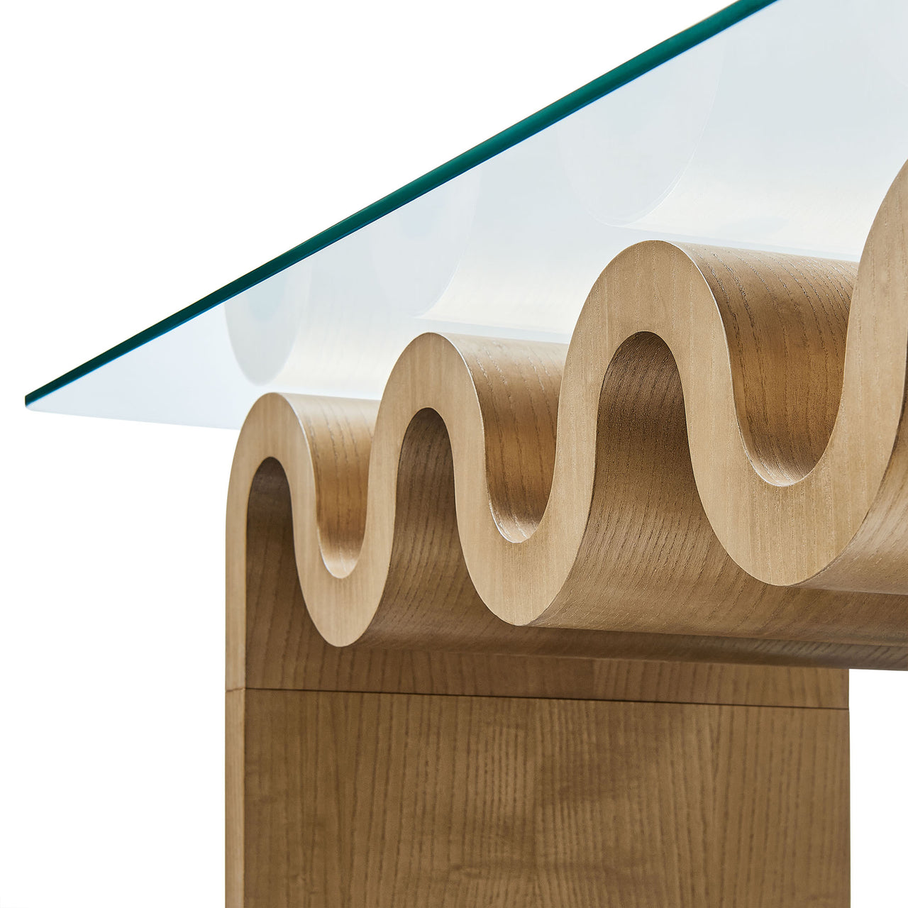 Dancing Coffee Table, Natural Wood