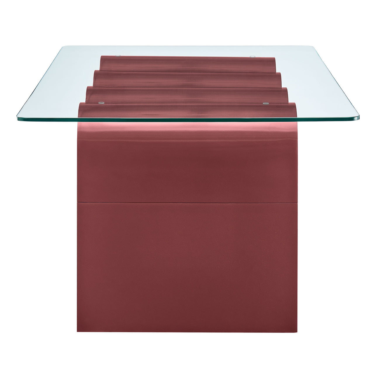 Dancing Coffee Table, Burgundy